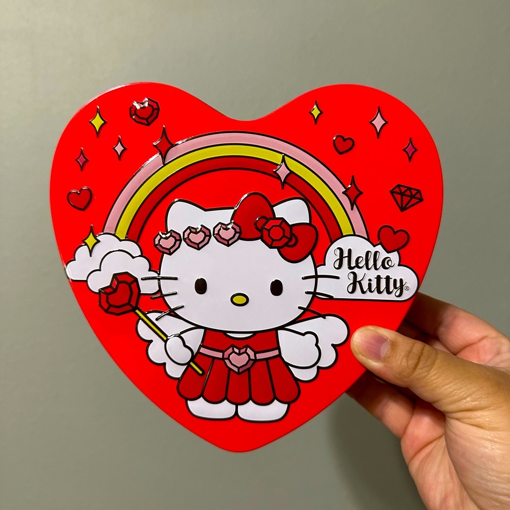 Hello Kitty Valentines Heart Shaped Tin Box
